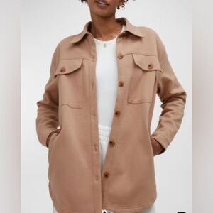 Spiritual Gansgter Sueded Fleece Shacket - M/L